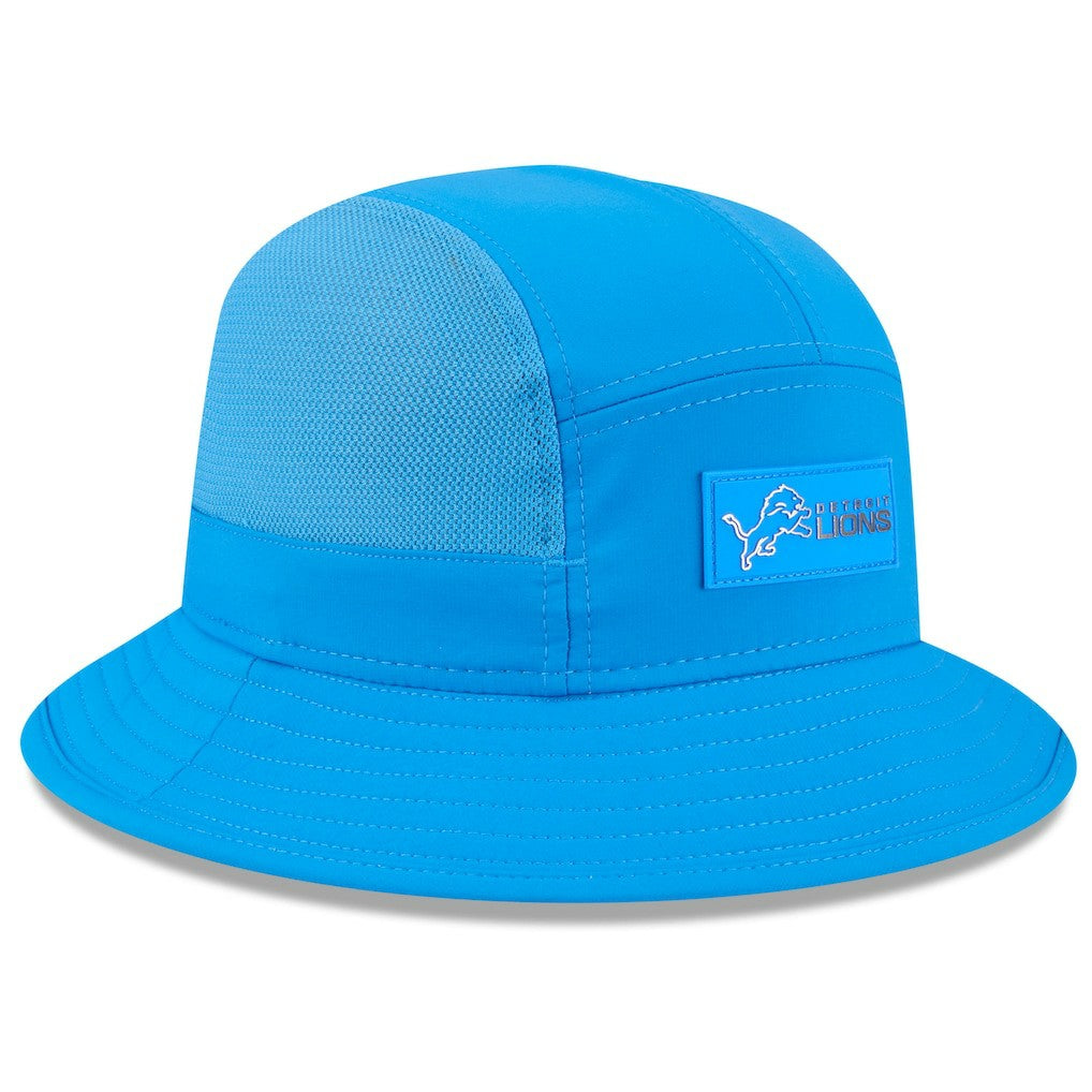 Detroit Lions New Era 2025 Sideline Bucket Hat Blue