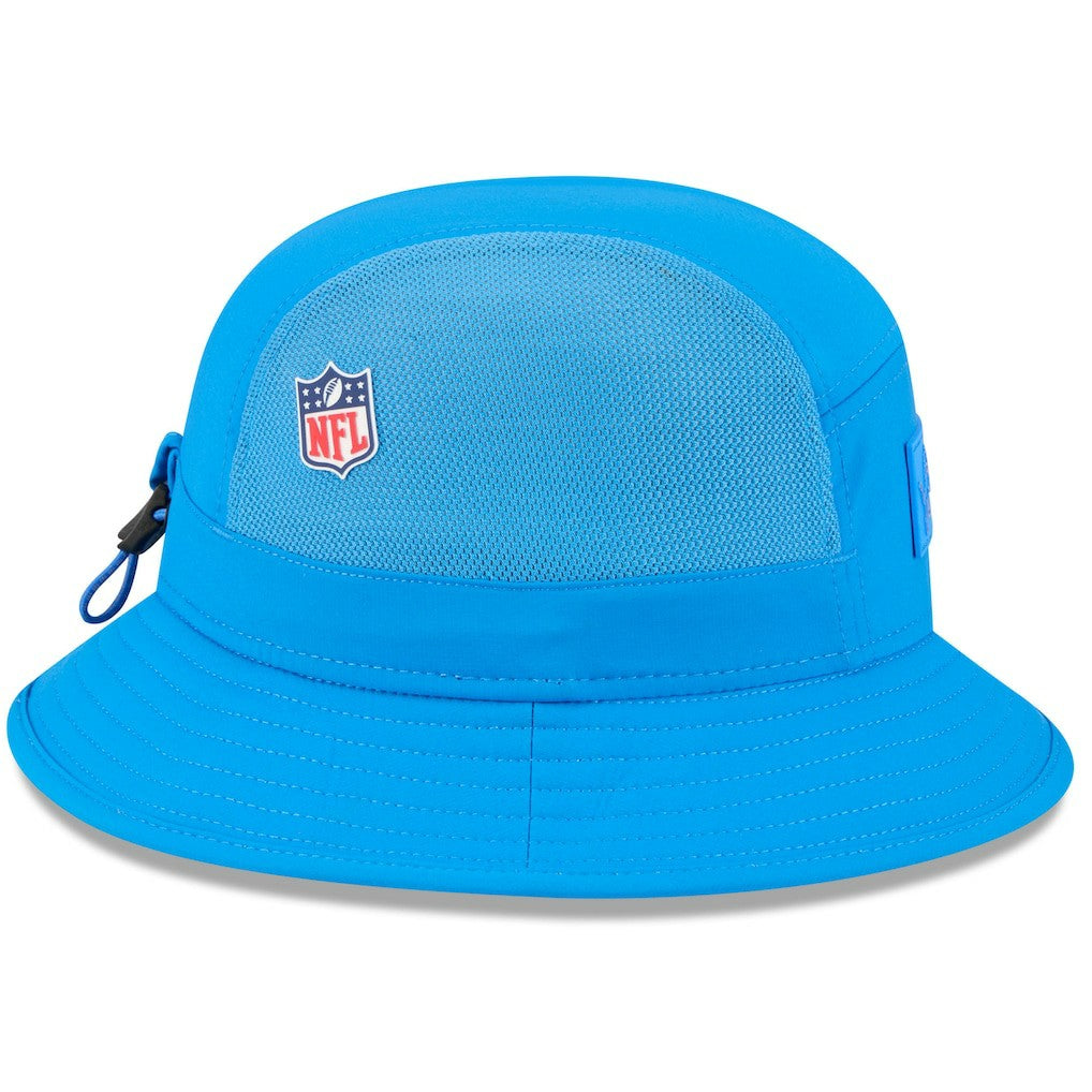Detroit Lions New Era 2025 Sideline Bucket Hat Blue