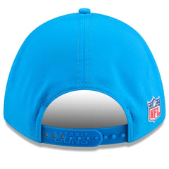 Detroit Lions New Era Youth 2025 Sideline 9FORTY Adjustable Hat Blue