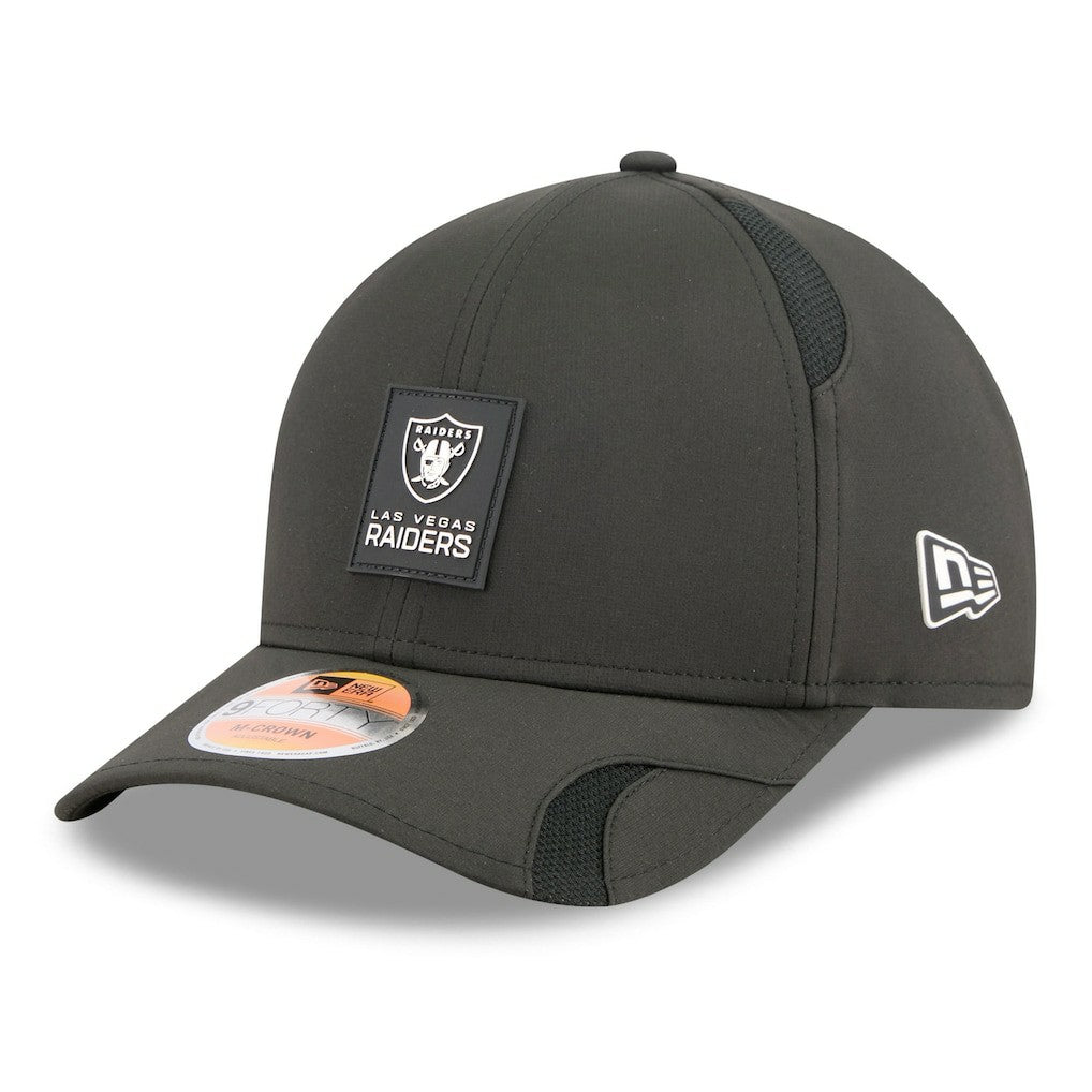 Las Vegas Raiders New Era Youth 2025 Sideline 9FORTY Adjustable Hat Black