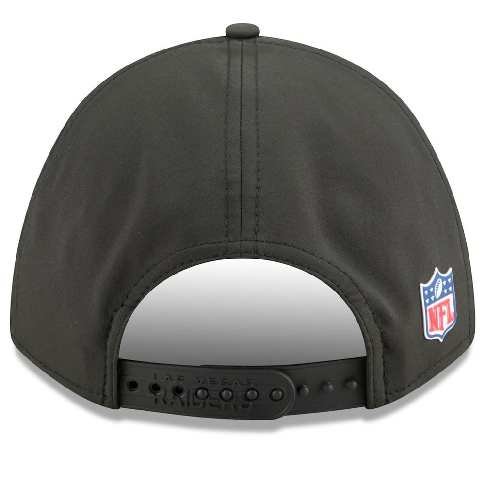 Las Vegas Raiders New Era Youth 2025 Sideline 9FORTY Adjustable Hat Black