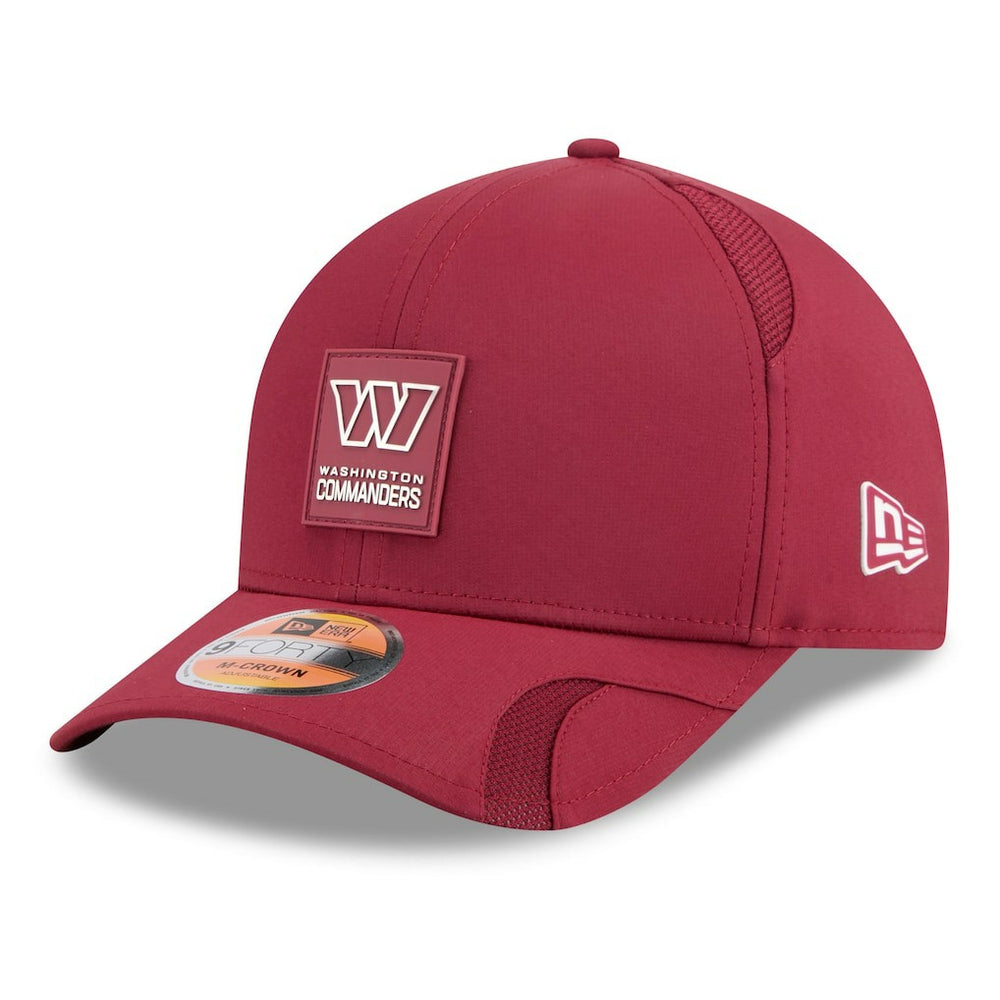 Washington Commanders New Era Youth 2025 Sideline 9FORTY Adjustable Hat Burgundy
