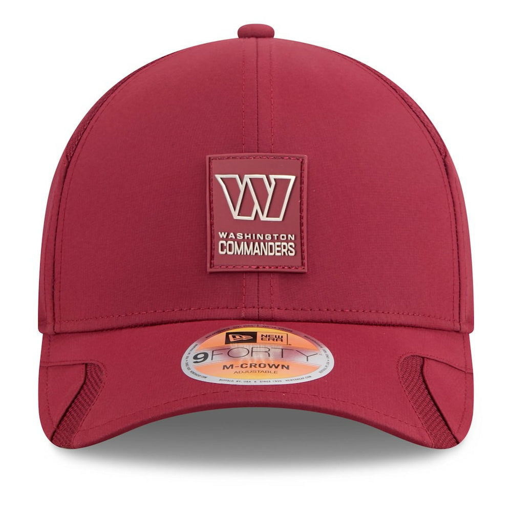 Washington Commanders New Era Youth 2025 Sideline 9FORTY Adjustable Hat Burgundy