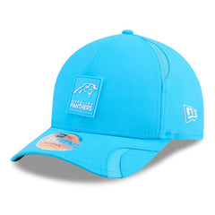 Carolina Panthers New Era Youth 2025 Sideline 9FORTY Adjustable Hat Blue