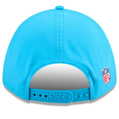 Carolina Panthers New Era Youth 2025 Sideline 9FORTY Adjustable Hat Blue