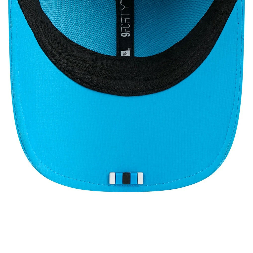 Carolina Panthers New Era Youth 2025 Sideline 9FORTY Adjustable Hat Blue