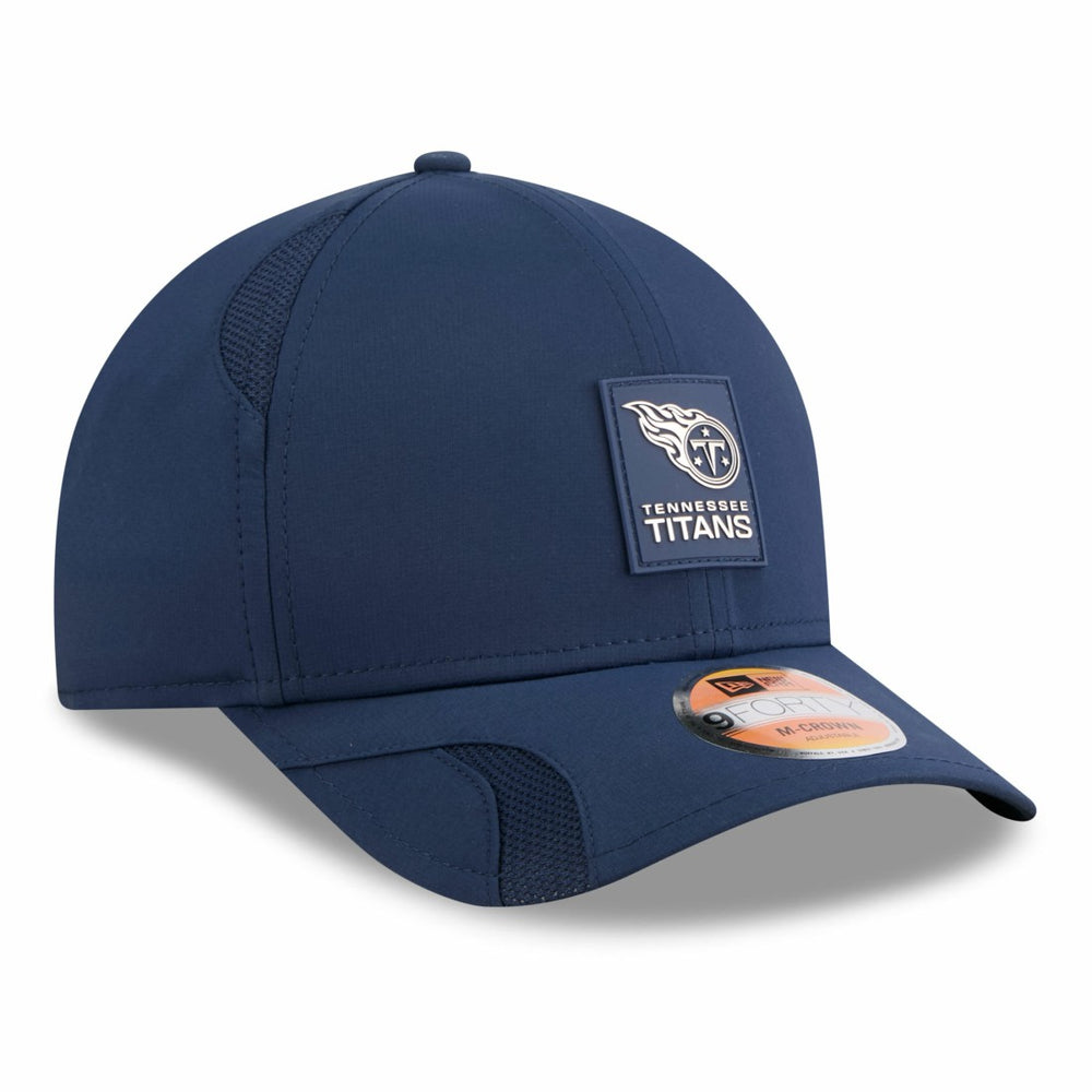 Tennessee Titans New Era Youth 2025 Sideline 9FORTY Adjustable Hat Navy