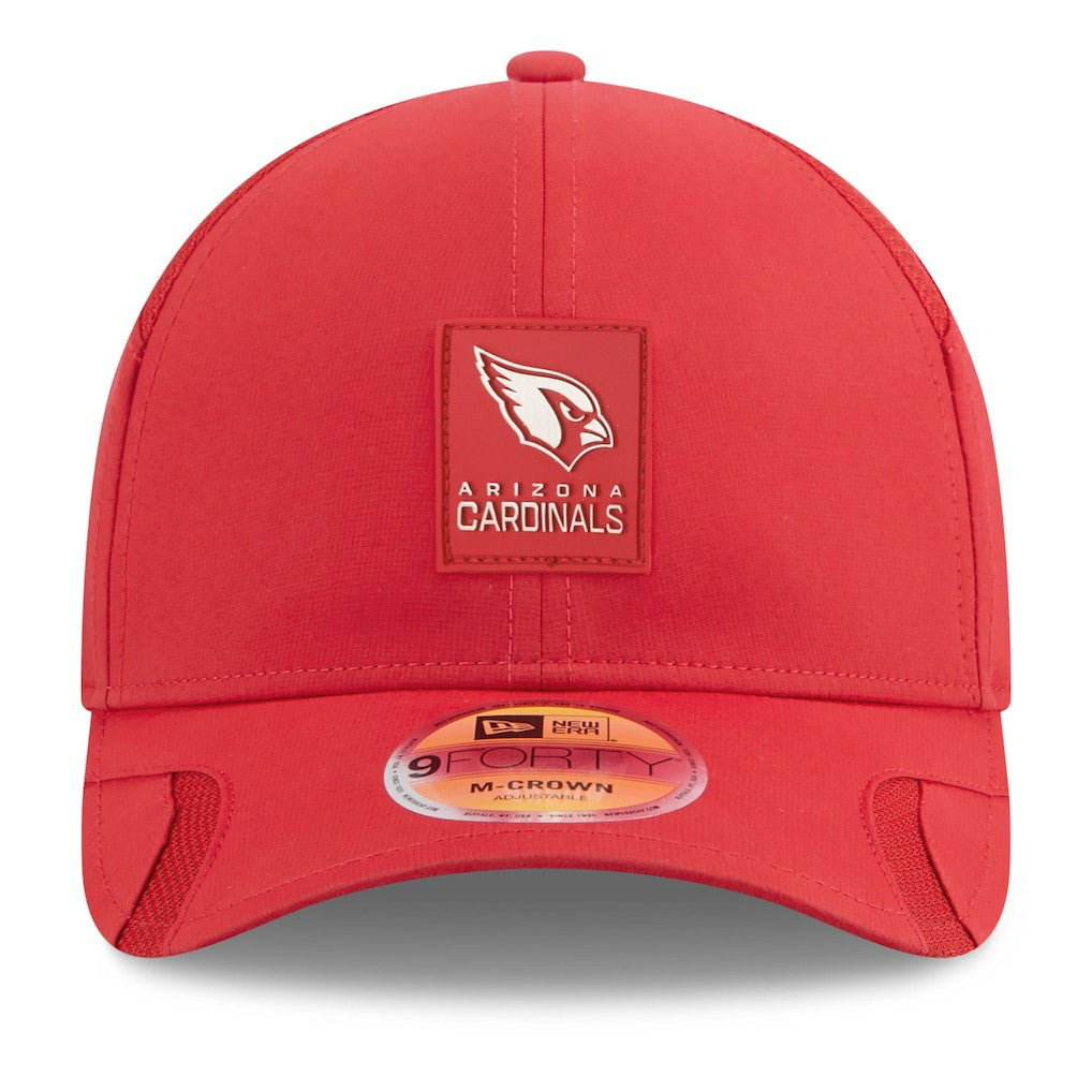 Arizona Cardinals New Era Youth 2025 Sideline 9FORTY Adjustable Hat Cardinal