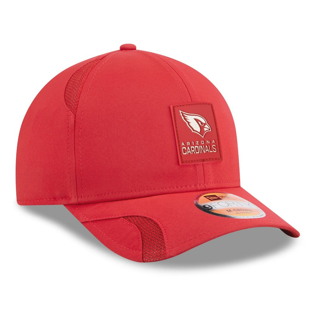 Arizona Cardinals New Era Youth 2025 Sideline 9FORTY Adjustable Hat Cardinal