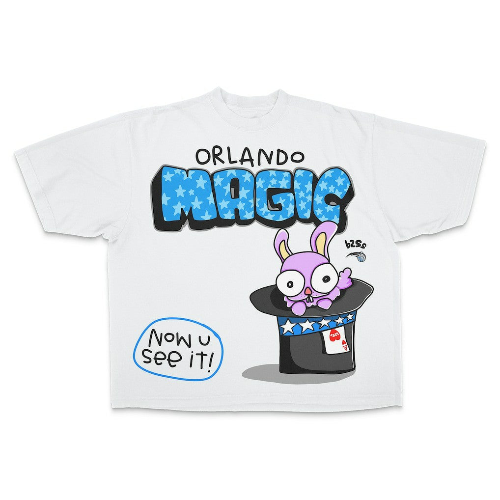 Orlando Magic Unisex Magic Trick Premium Vintage Boxy T-Shirt Cream
