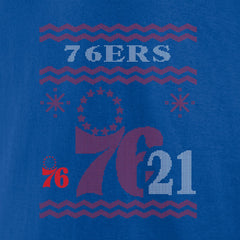 Joel Embiid Philadelphia 76ers Ugly Sweater Name & Number T-Shirt Royal