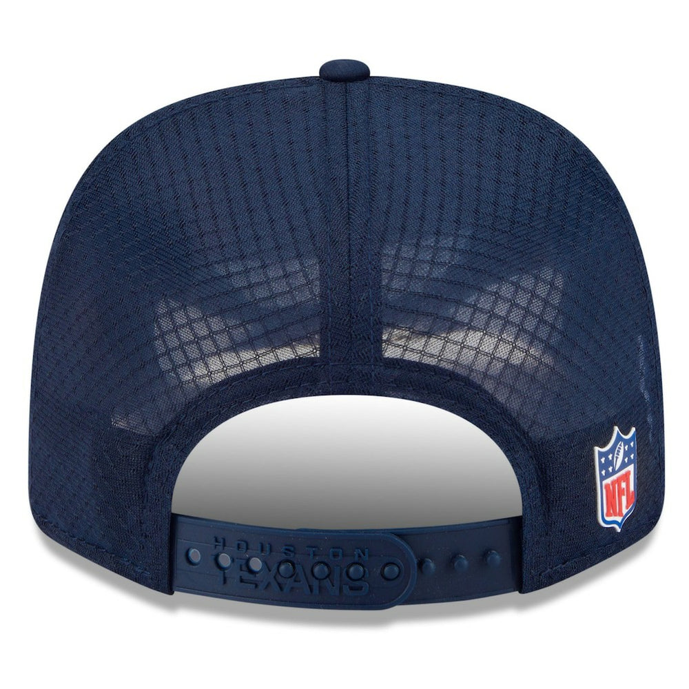 Dallas Cowboys New Era 2025 Sideline Throwback 9SEVENTY Trucker Adjustable Hat Navy