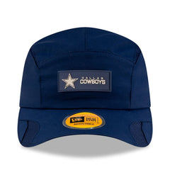Dallas Cowboys New Era 2025 Sideline Runner Adjustable Hat Navy