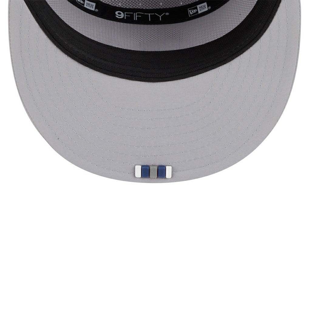 Dallas Cowboys New Era 2025 Sideline Split Panel 9FIFTY Snapback Hat Gray
