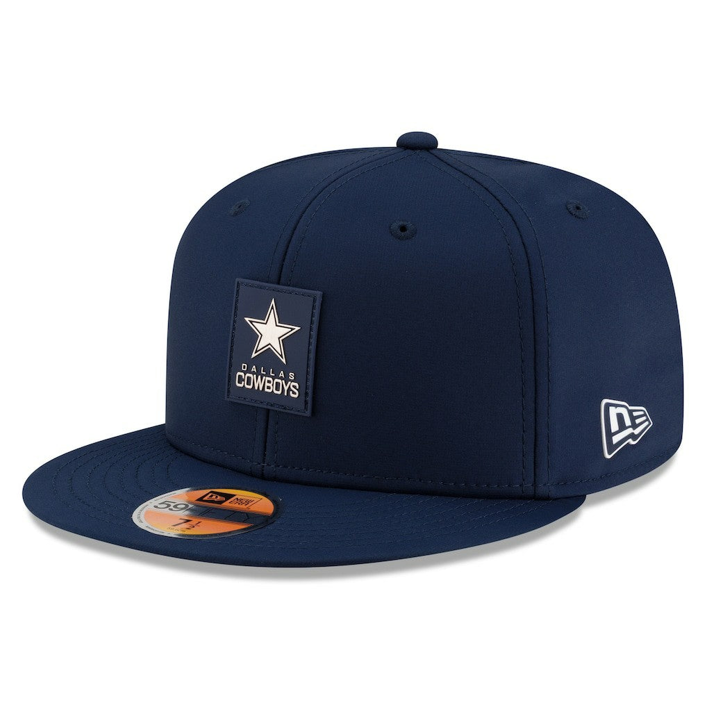Dallas Cowboys New Era 2025 Sideline 59FIFTY Fitted Hat Navy