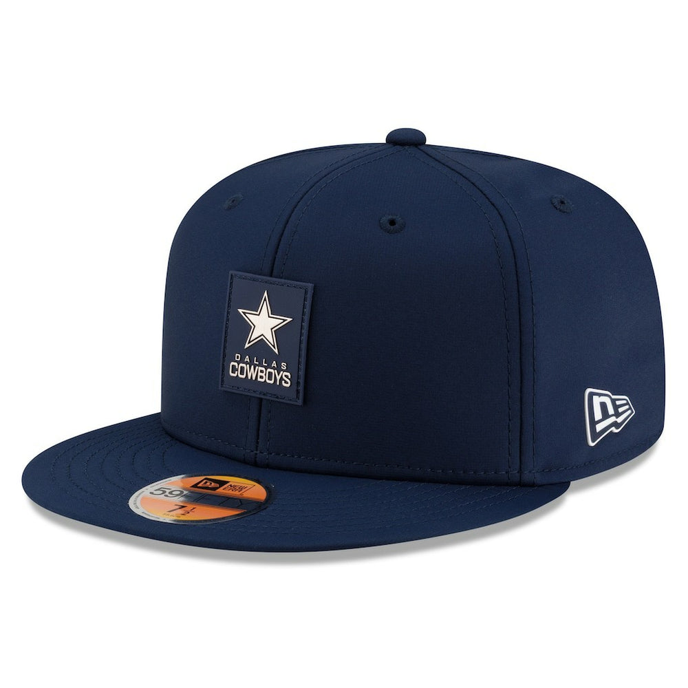 Dallas Cowboys New Era 2025 Sideline 59FIFTY Fitted Hat Navy