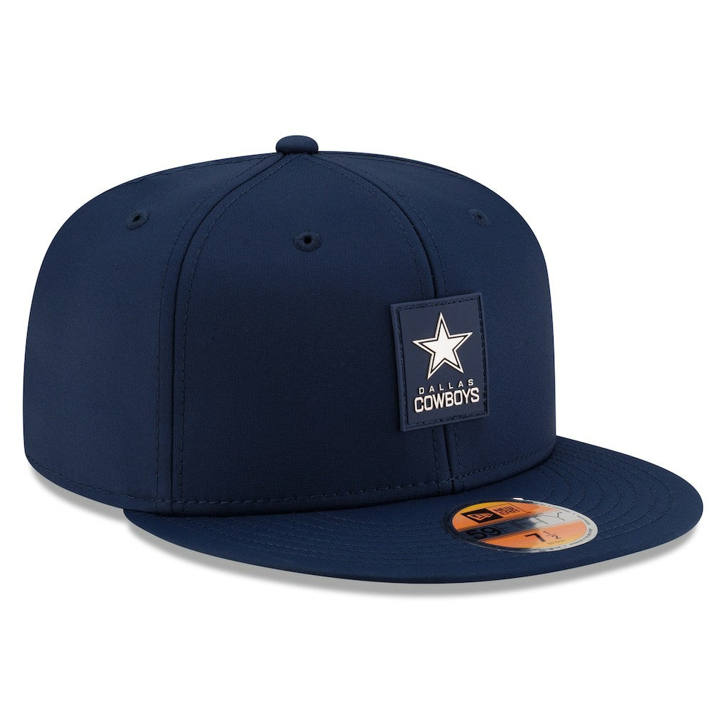 Dallas Cowboys New Era 2025 Sideline 59FIFTY Fitted Hat Navy