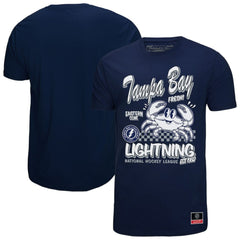 NHL Tampa Bay Lightning Mitchell & Ness Local Food T-Shirt - Navy