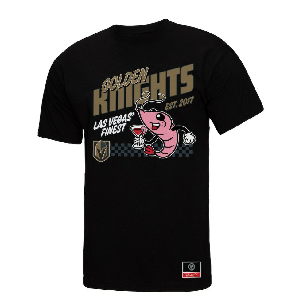 NHL Vegas Golden Knights Mitchell & Ness Local Food T-Shirt - Black