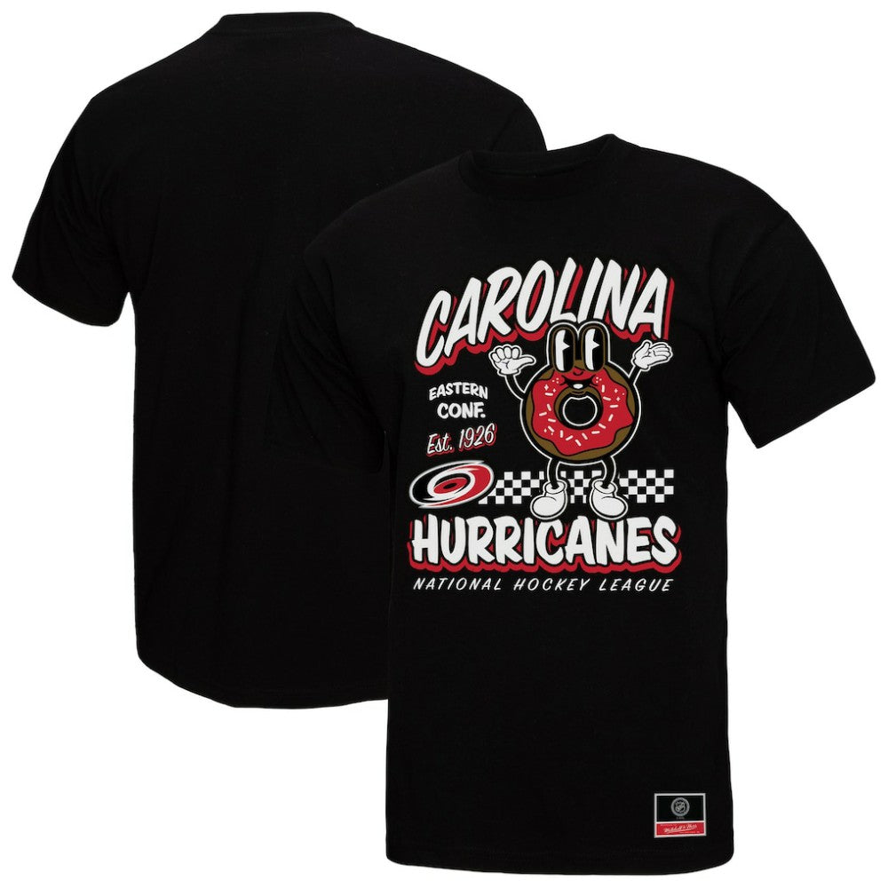 NHL Carolina Hurricanes Mitchell & Ness Local Food T-Shirt - Black