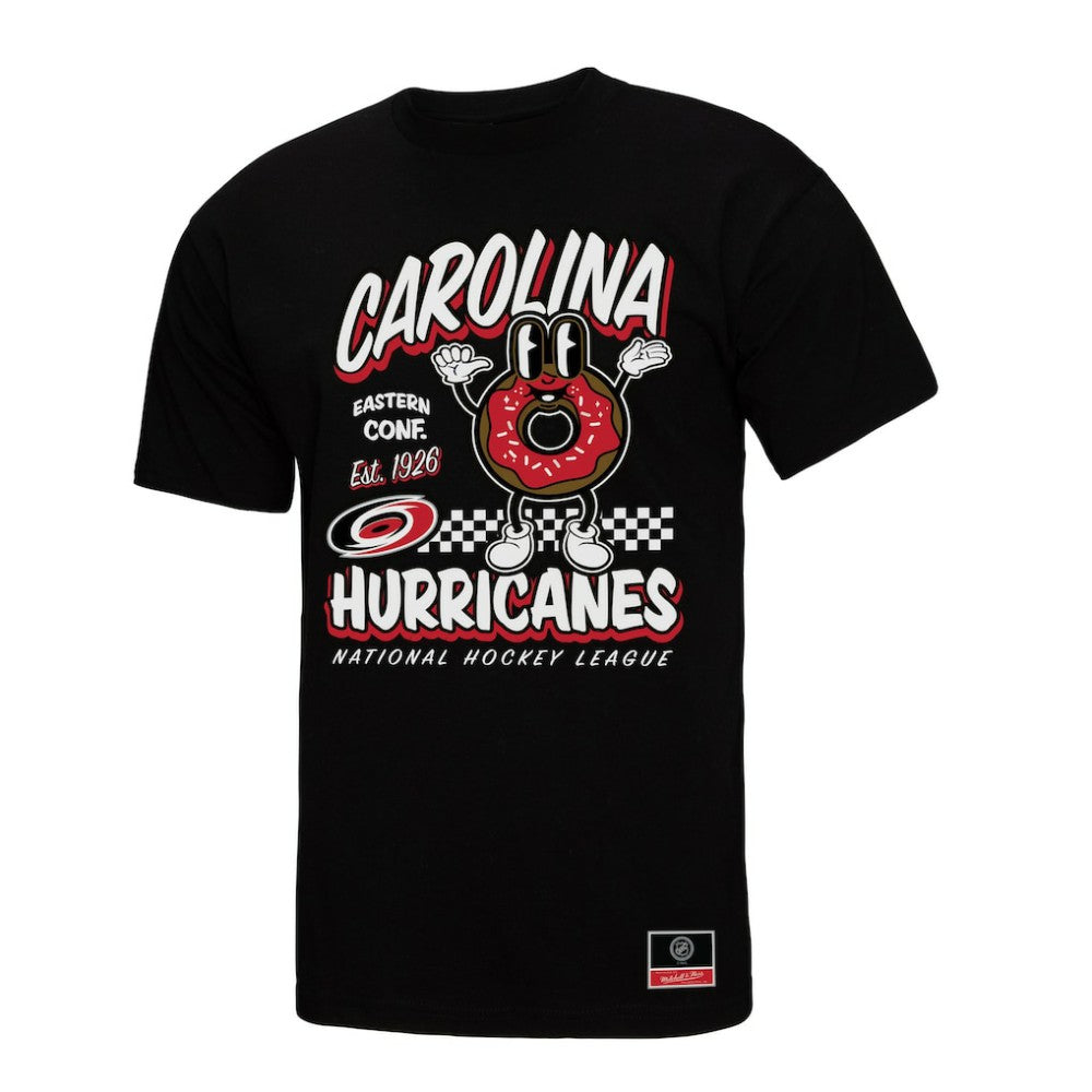 NHL Carolina Hurricanes Mitchell & Ness Local Food T-Shirt - Black
