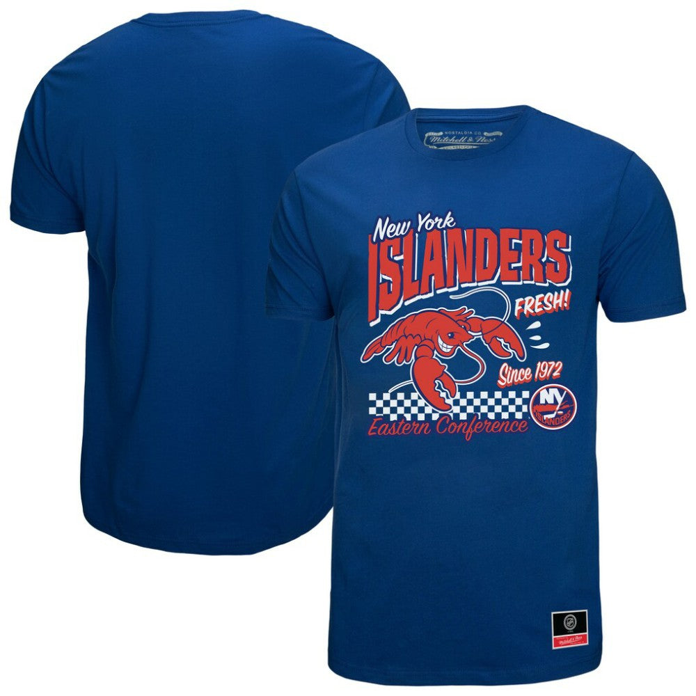 NHL New York Islanders Mitchell & Ness Local Food T-Shirt - Royal