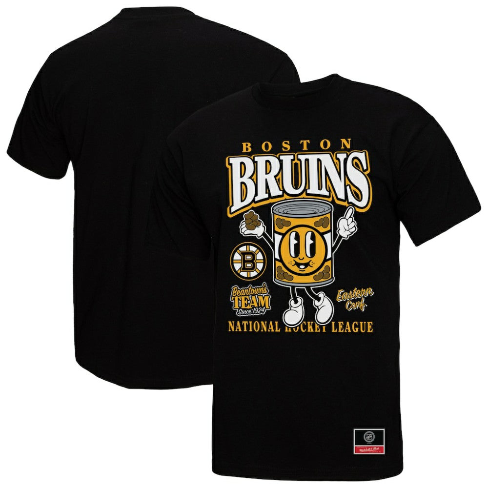 NHL Boston Bruins Mitchell & Ness Local Food T-Shirt - Black