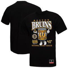 NHL Boston Bruins Mitchell & Ness Local Food T-Shirt - Black
