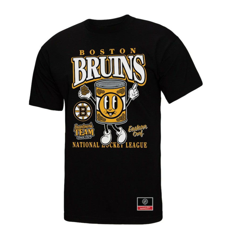 NHL Boston Bruins Mitchell & Ness Local Food T-Shirt - Black
