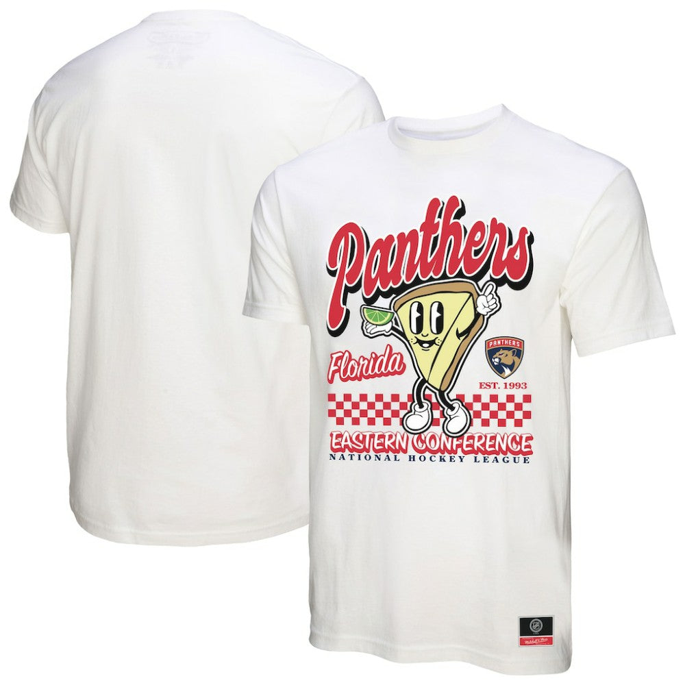 NHL Florida Panthers Mitchell & Ness Local Food T-Shirt - White