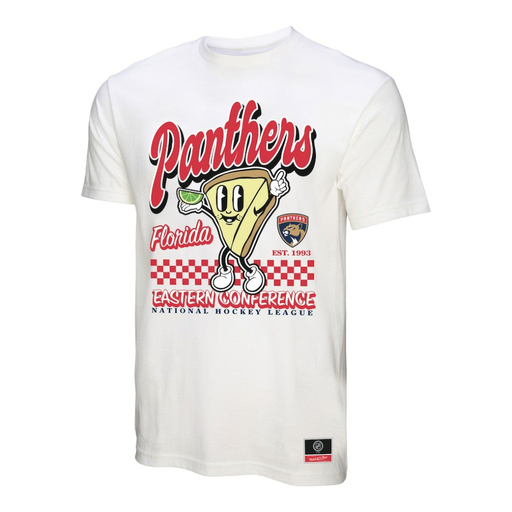 NHL Florida Panthers Mitchell & Ness Local Food T-Shirt - White