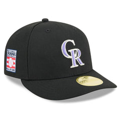 Colorado Rockies New Era Baseball Hall of Fame 59FIFTY Low Profile Fitted Hat - Black Hats