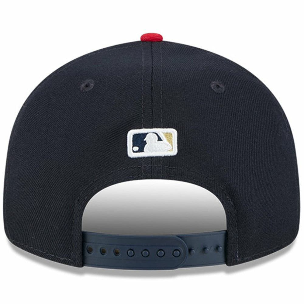 Washington Nationals New Era Baseball Hall of Fame Retro Crown 9FIFTY Adjustable Hat - Navy/Red Hats