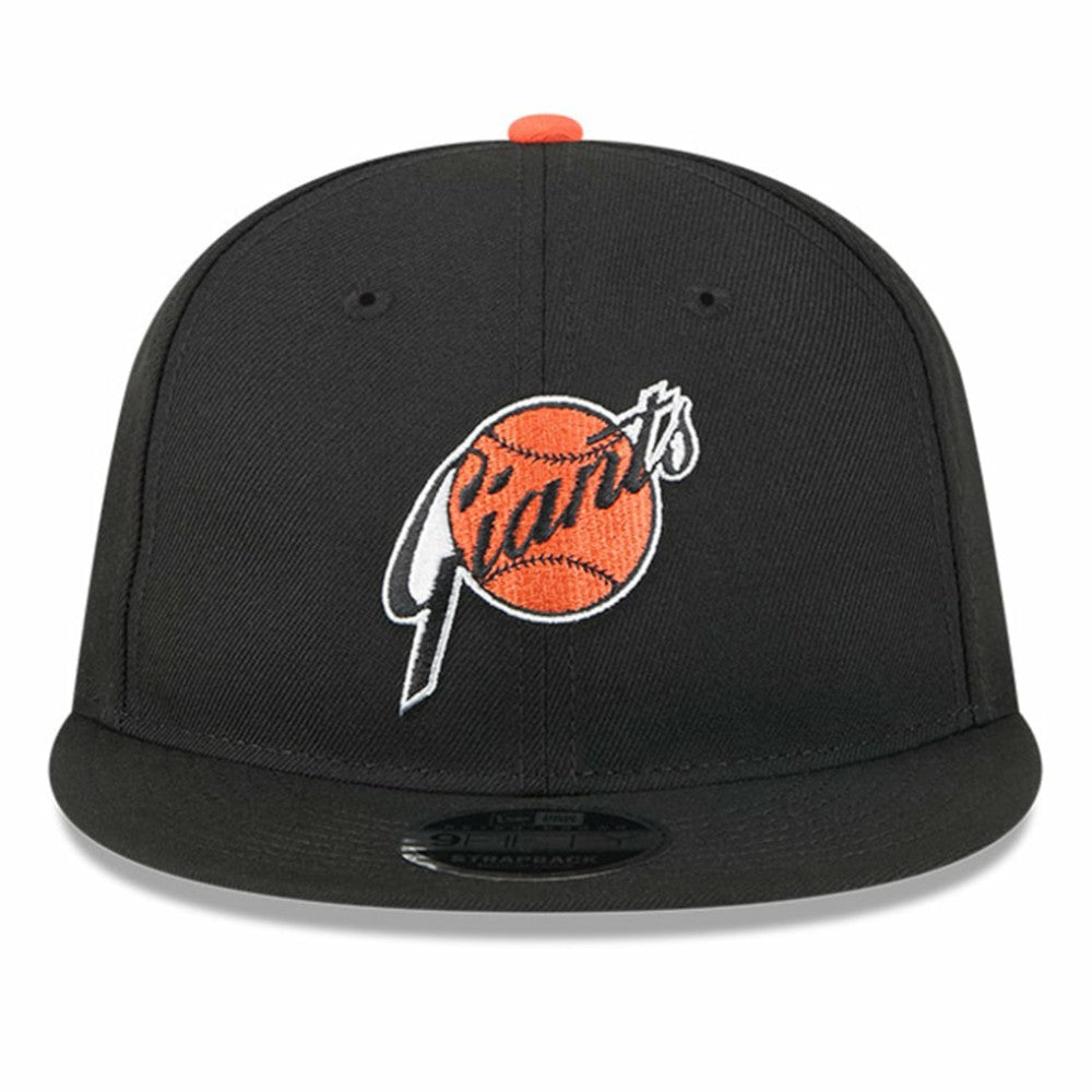 San Francisco Giants New Era Baseball Hall of Fame Retro Crown 9FIFTY Adjustable Hat - Black Hats
