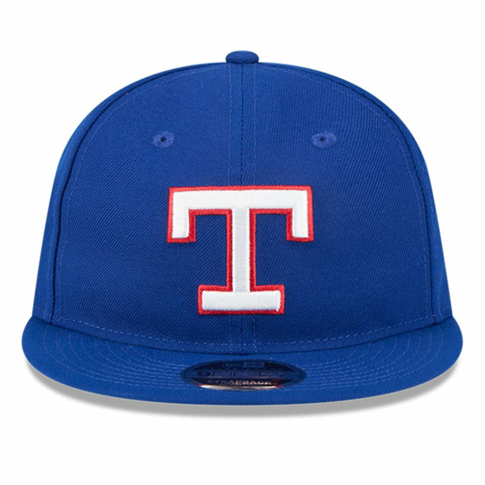 Texas Rangers New Era Baseball Hall of Fame Retro Crown 9FIFTY Adjustable Hat - Royal Hats