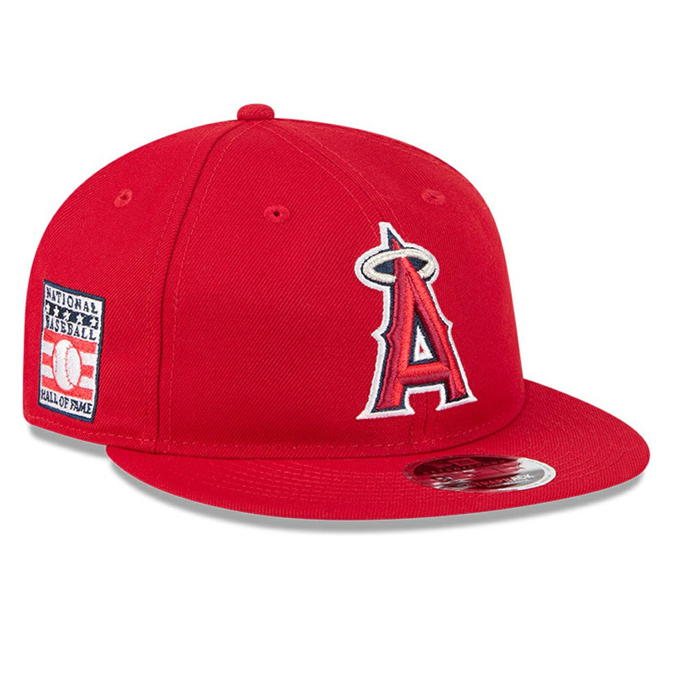 Los Angeles Angels New Era Baseball Hall of Fame Retro Crown 9FIFTY Adjustable Hat - Red Hats