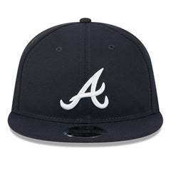 Atlanta Braves New Era Baseball Hall of Fame Retro Crown 9FIFTY Adjustable Hat - Navy Hats