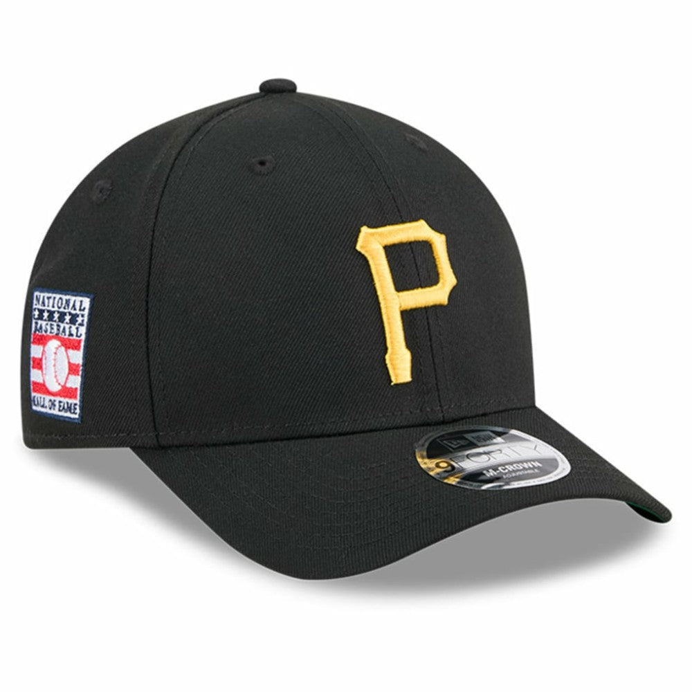 Pittsburgh Pirates New Era Baseball Hall of Fame 9FORTY M-Crown Adjustable Hat - Black Hats