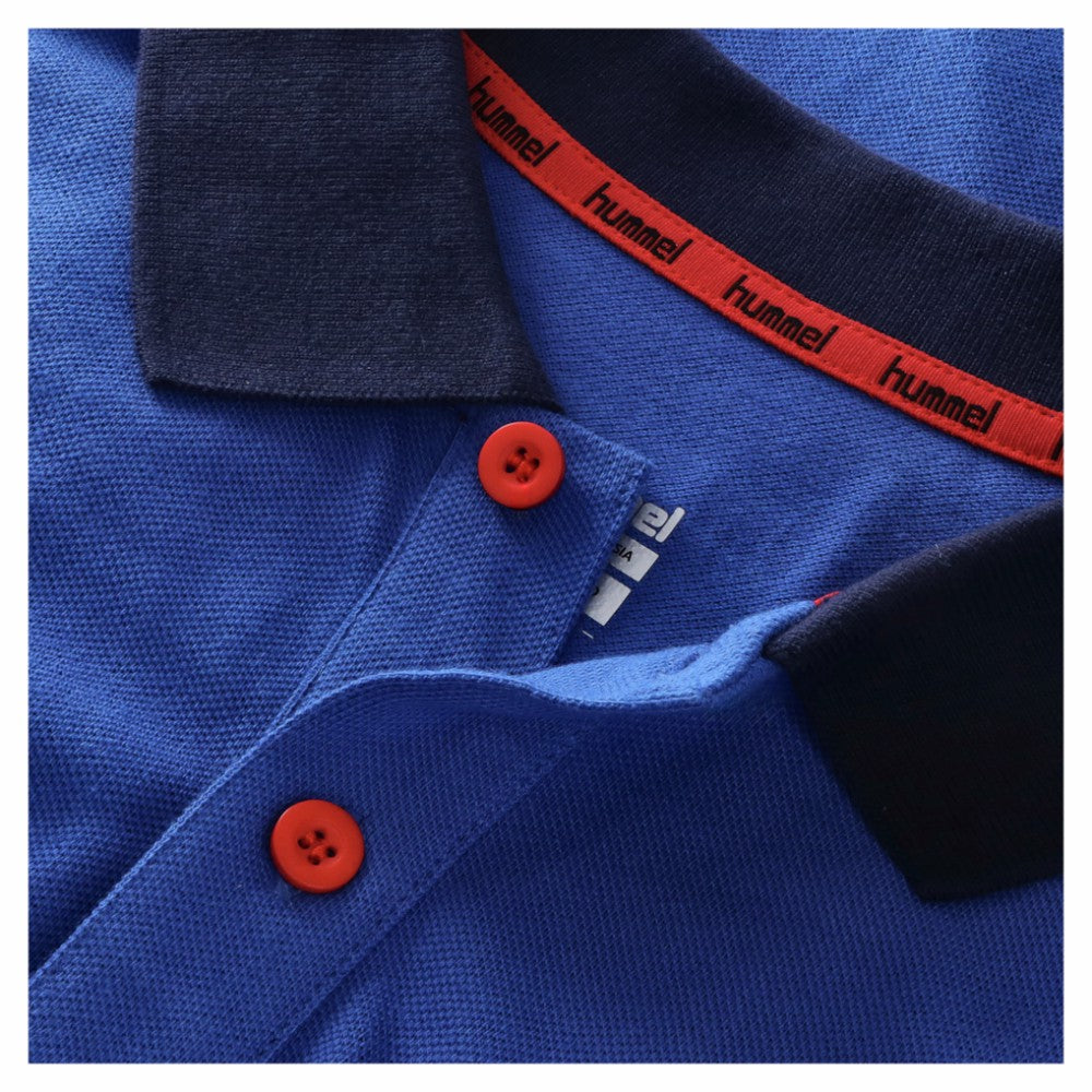 Sunderland Hummel Away Polo Shirt Blue