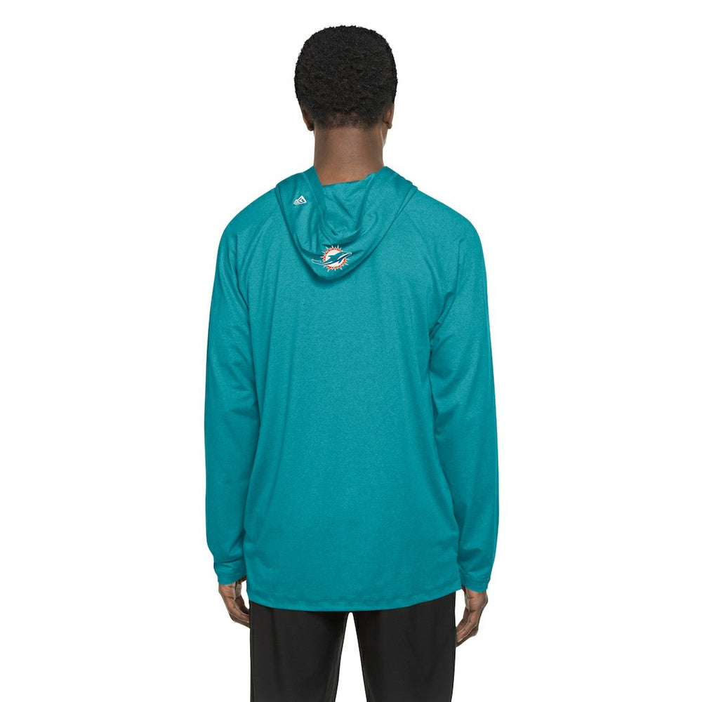 Miami Dolphins New Era Functional Fandom Hoodie Aqua