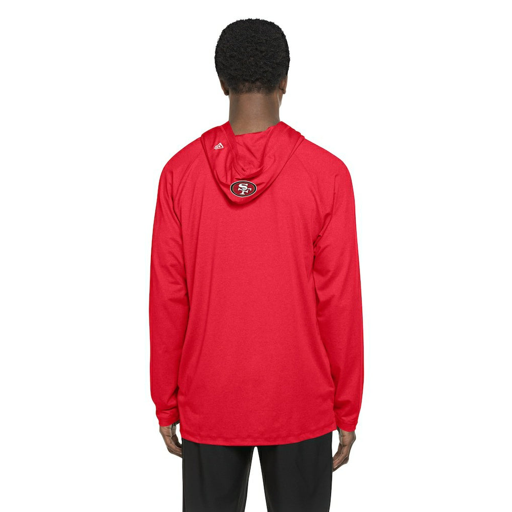 San Francisco 49ers New Era Functional Fandom Hoodie Scarlet