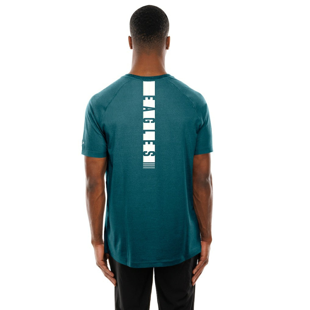 Philadelphia Eagles New Era Functional Fandom Reflective T-Shirt Midnight Green