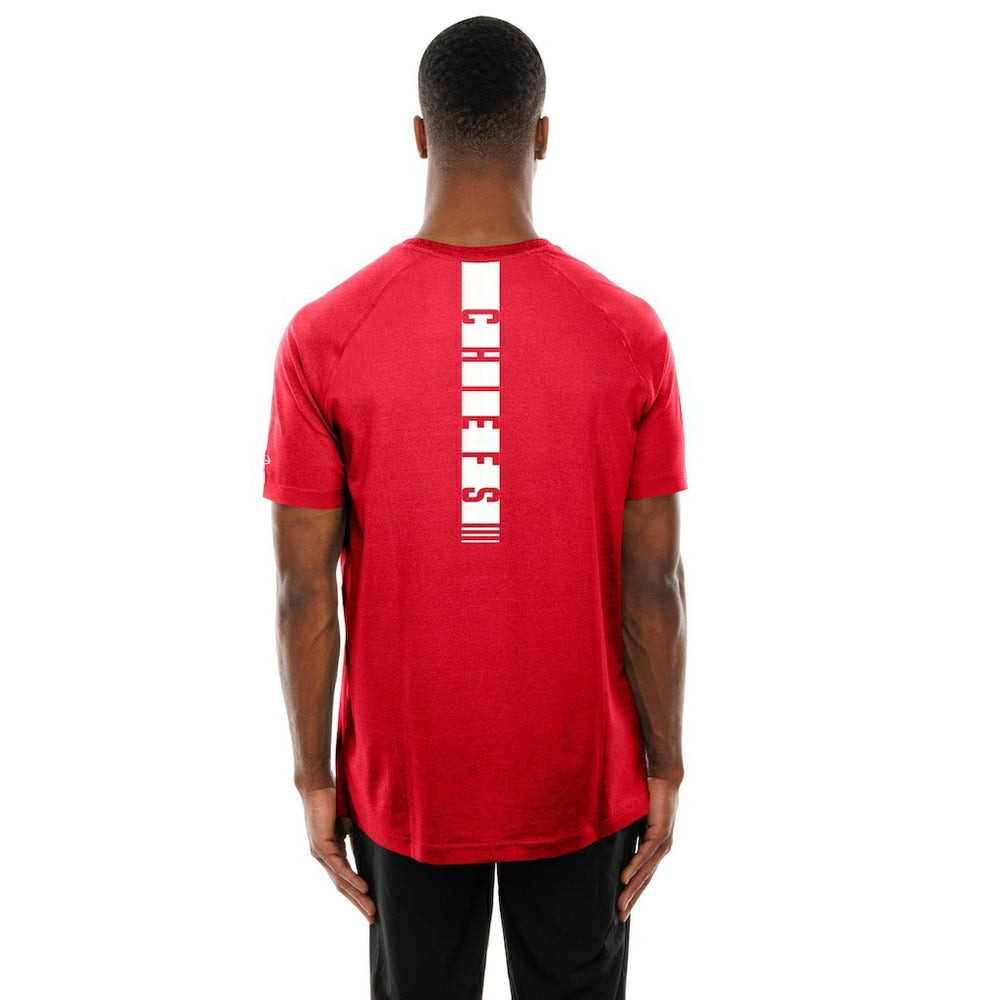 Kansas City Chiefs New Era Functional Fandom Reflective T-Shirt Red