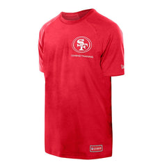 San Francisco 49ers New Era Functional Fandom Reflective T-Shirt Scarlet