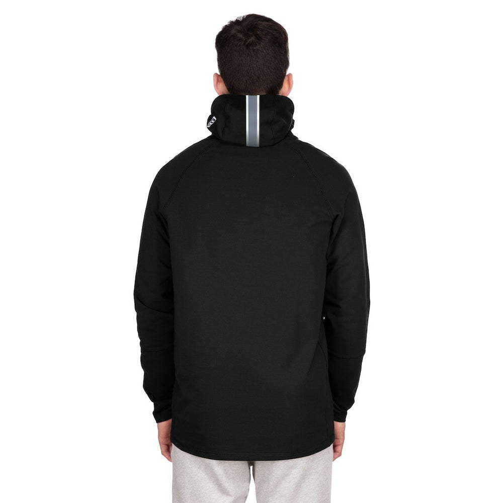 Las Vegas Raiders New Era Functional Fandom Balaclava Helmet Stripe Tri-Blend Hoodie Black