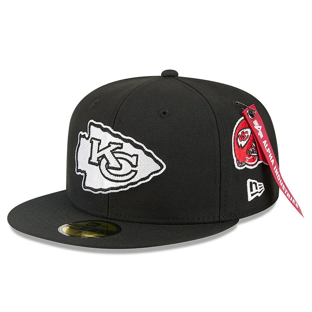 Kansas City Chiefs New Era x Alpha Industries 59FIFTY Fitted Hat Black