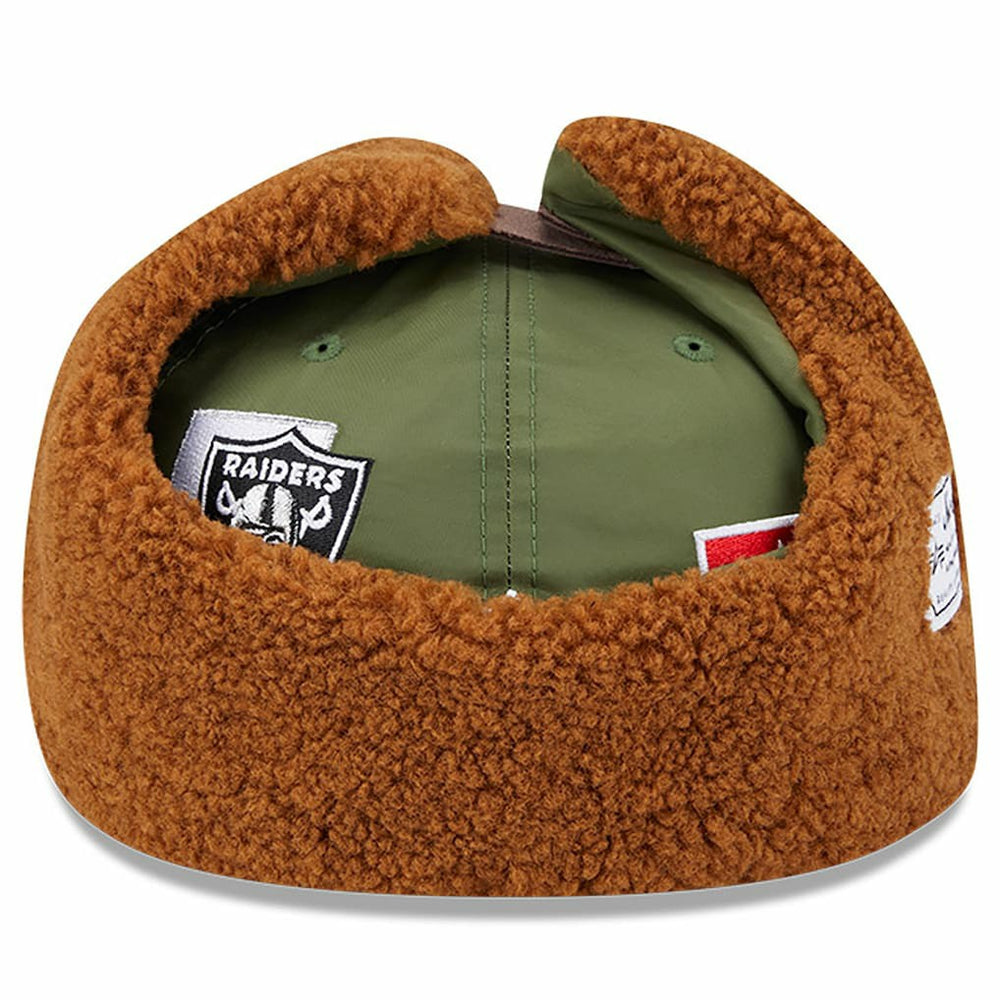 Las Vegas Raiders New Era x Alpha Industries Dog Ears 59FIFTY Fitted Hat Olive