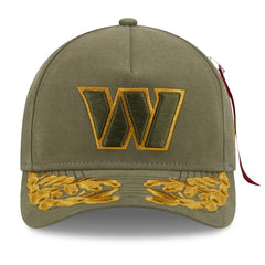 Washington Commanders New Era x Alpha Industries A-Frame 9FORTY Adjustable Hat Olive