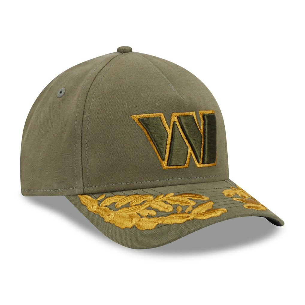 Washington Commanders New Era x Alpha Industries A-Frame 9FORTY Adjustable Hat Olive