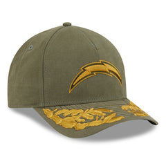 Los Angeles Chargers New Era x Alpha Industries A-Frame 9FORTY Adjustable Hat Olive